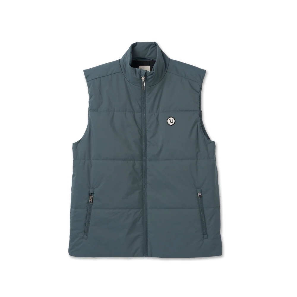 Vuori Men's Vest Echo Insulated 2.0 Primaloft Outdoors Gorpcore Lake Green XL